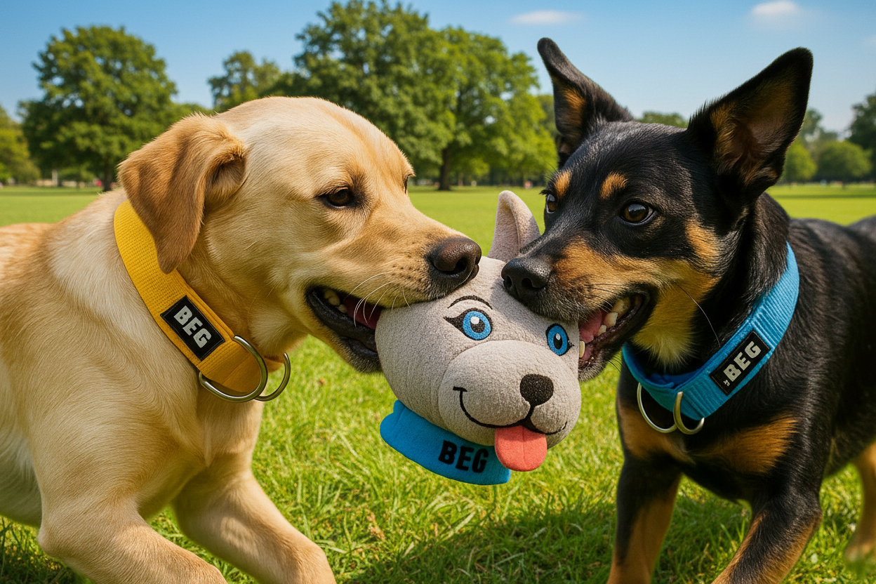 Squeaky McBent – Plush Squeaky Ball